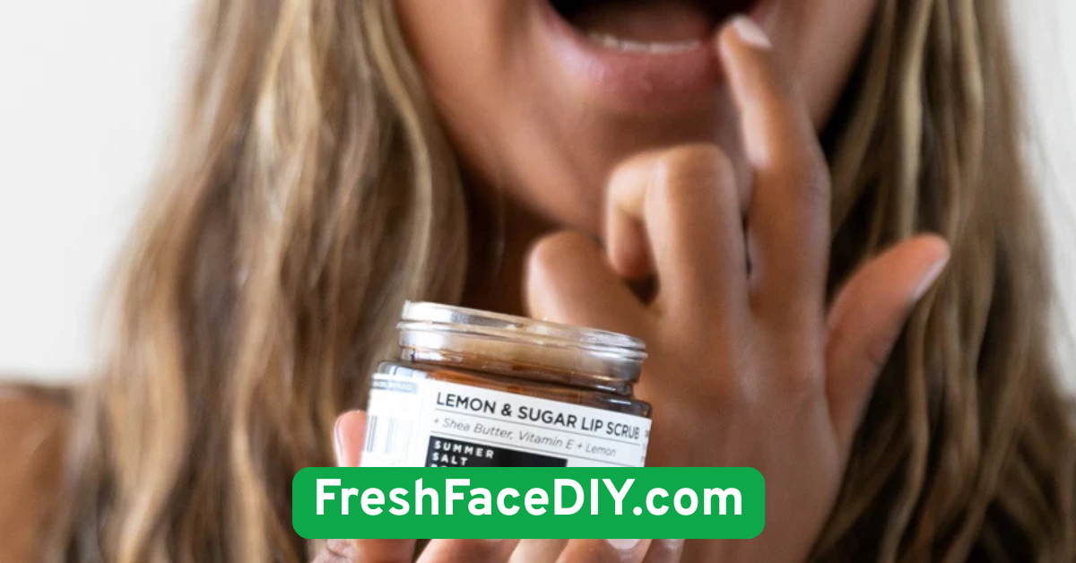  Lemon & Sugar Lip Scrub